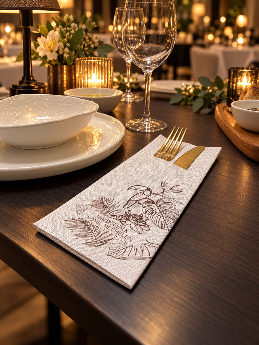 Pocket-Napkins®: luxe servet en bestekzakje in één