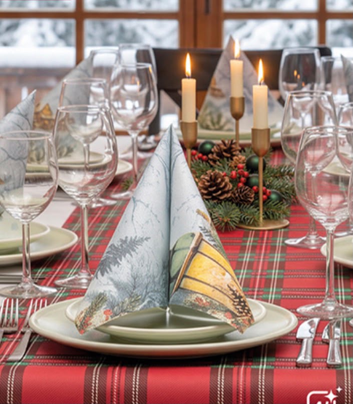 Kersttafel dekken in stijl: ontdek de luxe kerstservetten, tafellopers en napperons van Clean Feeling